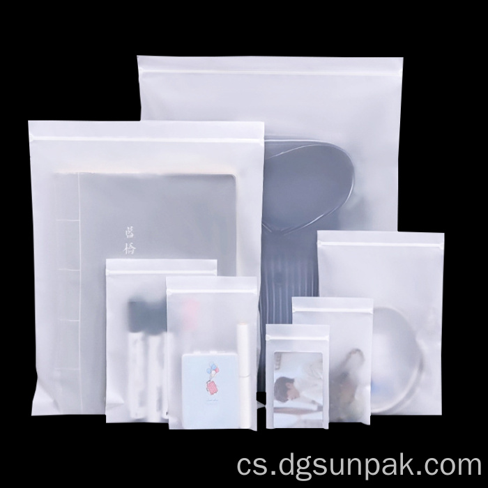 Dětské mylarové čiré obaly na oblečení sáčky na zip